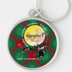 Chaveiro Scorpio October 24 to novembros de 22 Keychain