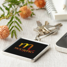 Chaveiro Scorpio Star Dourada