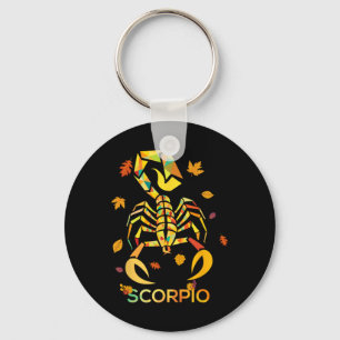Chaveiro Scorpio Zodiac Fall Scorpion Aniversário