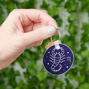 Chaveiro Scorpio Zodiac Sign Celestial Constellation