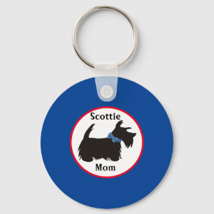 Chaveiro Scottie dog Keychain, Blue Scottish terrier