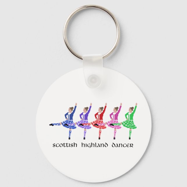 Chaveiro Scottish Highland Dance Line (Frente)
