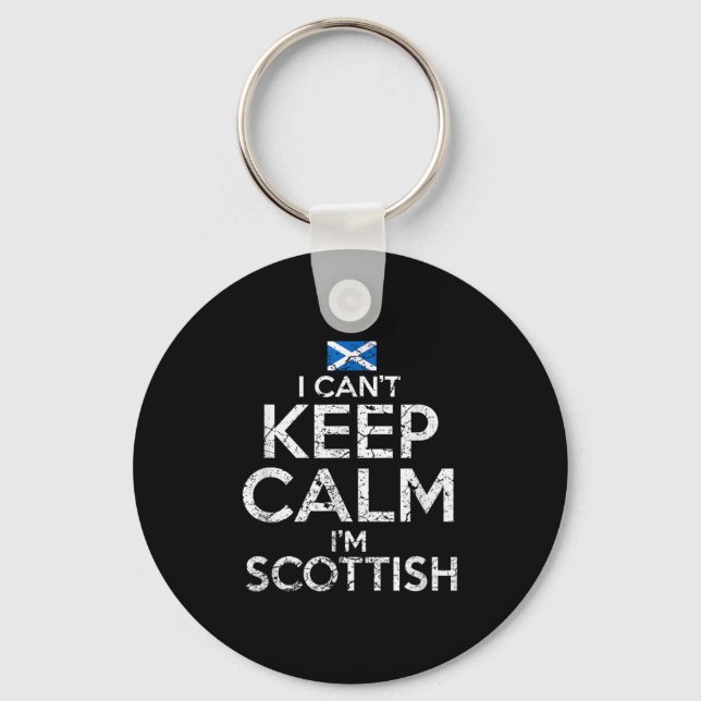 Chaveiro Scottish Roots Scotland Scots Can't Keep Calm Funn (Frente)