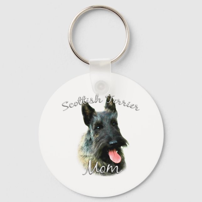 Chaveiro Scottish Terrier (brindle) Mãe 2 (Frente)