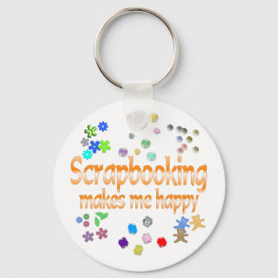Chaveiro Scrapbooking