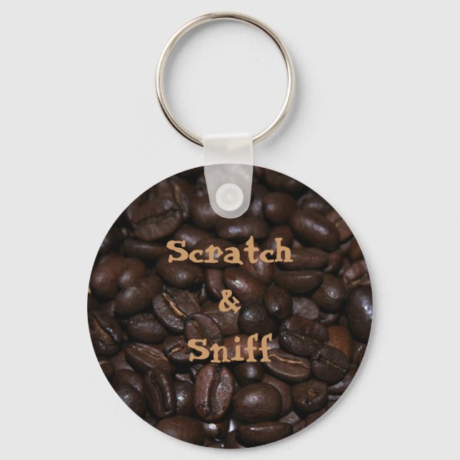 Chaveiro Scratch & Sniff Coffee Keychain (Frente)