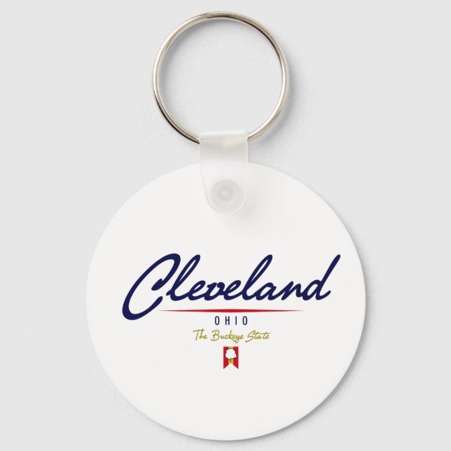 Chaveiro Script Cleveland (Frente)