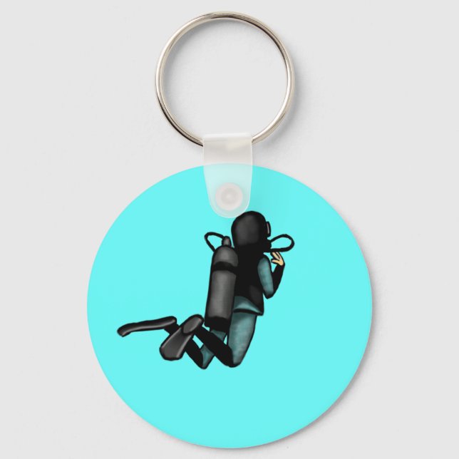 Chaveiro Scuba Diver (Frente)