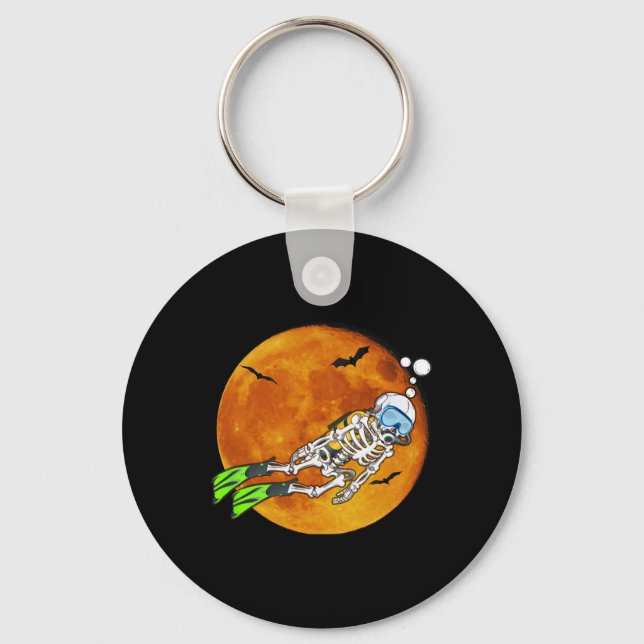 Chaveiro Scuba Diving Halloween Scuba Diver (Frente)