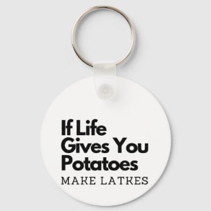 Chaveiro Se a vida te dá uma batata faz um latão
