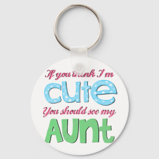 Chaveiro Se acha que sou bonito, deveria ver minha tia