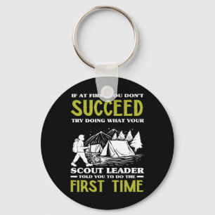 Chaveiro Se Ao Primeiro Você Não Succeed - Líder de Escotei