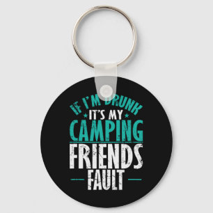 Chaveiro Se Estou Bêbado é Culpa dos Meus Amigos de Acampam