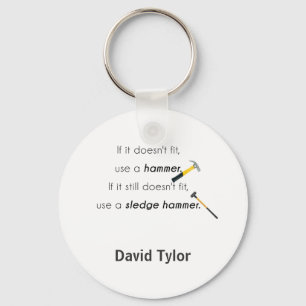 Chaveiro Se não ajustado,