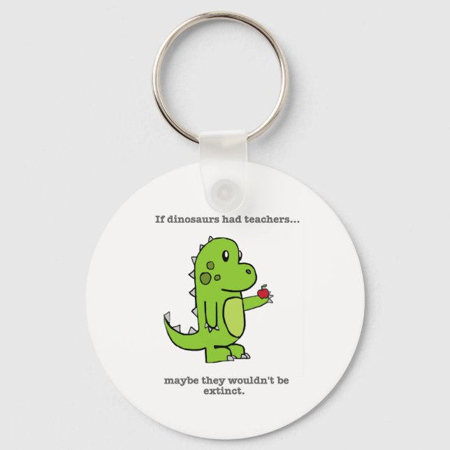 Chaveiro Se Os Dinossauros Tinham Professores (Frente)