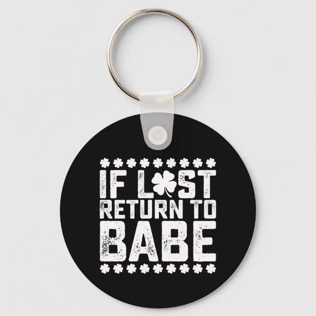 Chaveiro Se Perdido Devolver ao Babe Eu Sou Babe Casal Comb (Frente)