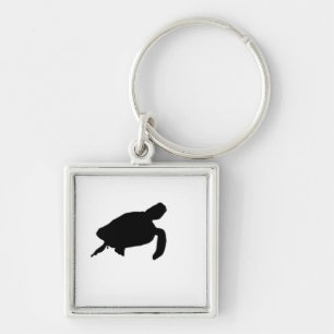 Chaveiro Sea Turtle Silhouette
