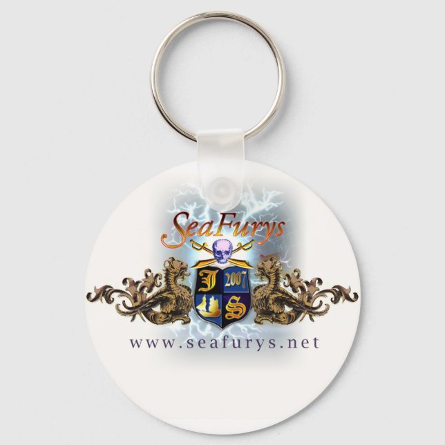 Chaveiro SeaFurys Shield (Branco) (Frente)