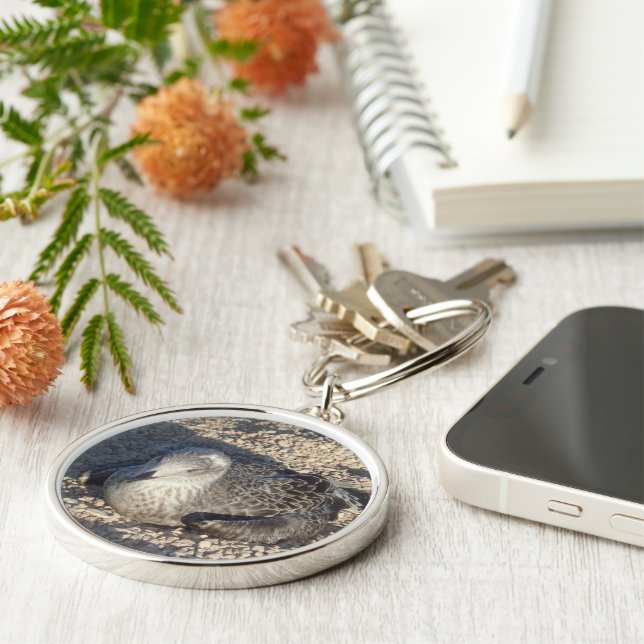 Chaveiro Seagull Aproveitando A Fotografia Do Verão Do Sol (Lateral)