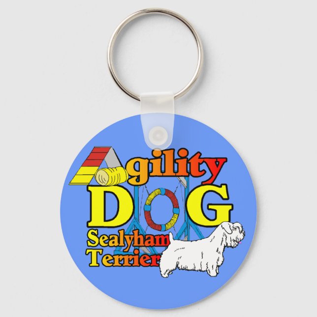 Chaveiro Sealyham_Terrier_Agilidade (Frente)