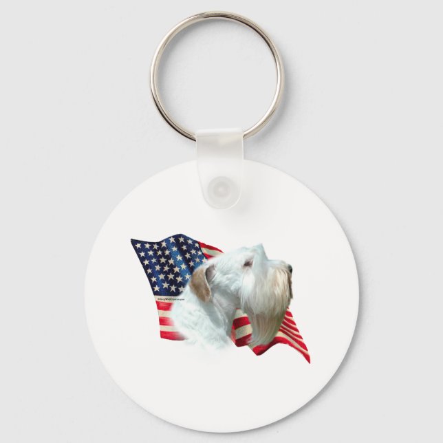 Chaveiro Sealyham Terrier Flag (Frente)