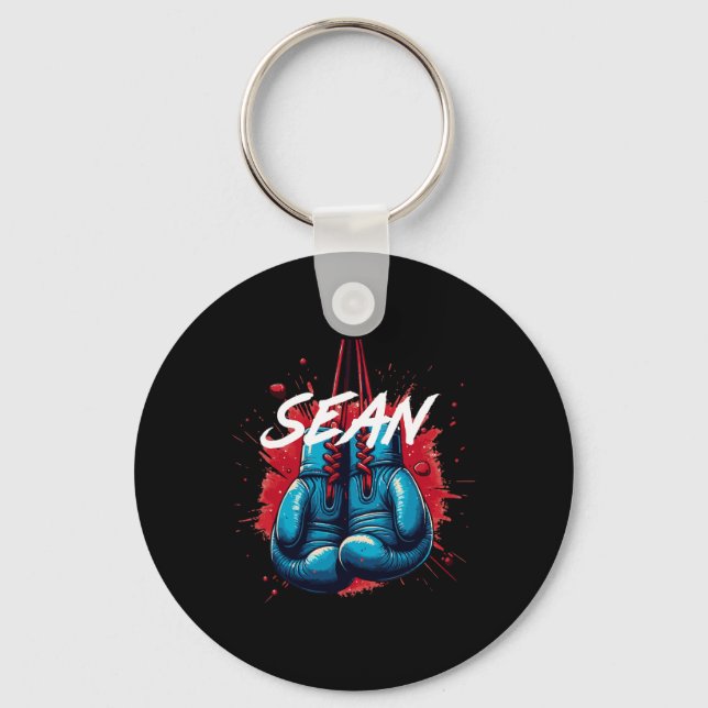 Chaveiro Sean Boxing Nome Personalizado (Frente)