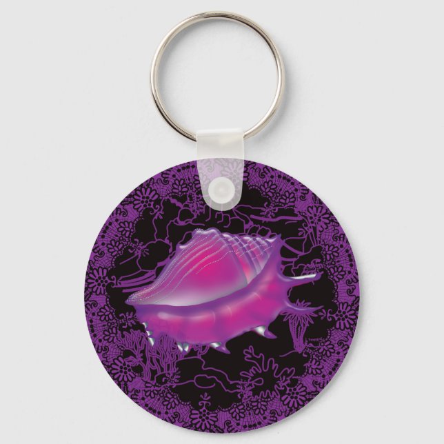 Chaveiro Seashell Purple (Frente)