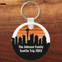 Seattle Skyline Sunset Trip Personalizado