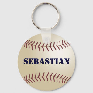 Chaveiro Sebastian Baseball Keychain por 369MyName