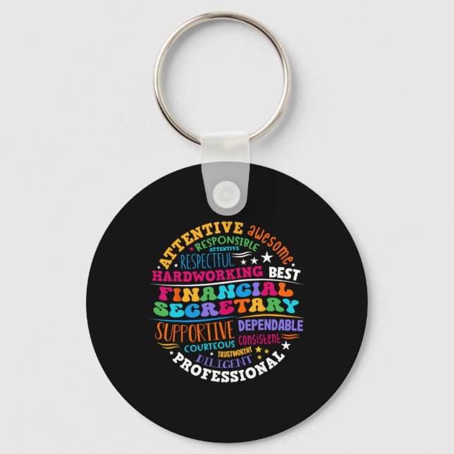 Chaveiro Secretária Financeira da Recepção Groovy Admin Apr (Frente)
