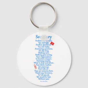 Chaveiro Secretário Obrigado