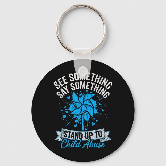 Chaveiro See Something Say Something Pinwheel Child (Frente)