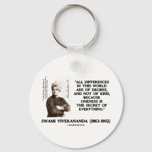Chaveiro Segredo do Oneness de Vivekananda do Swami de tudo