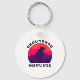 Chaveiro Seguidor do Groundhog Retro Vintage 60s 70s 80s Ho