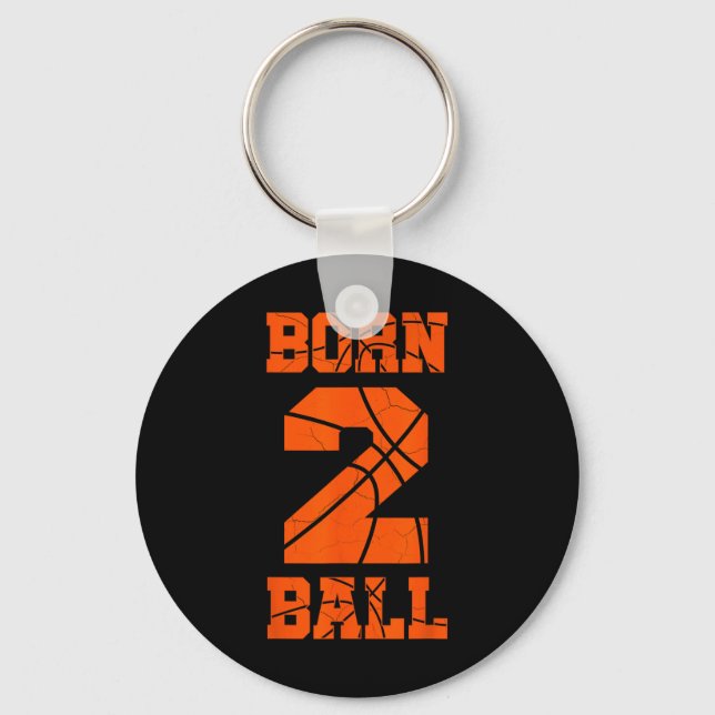 Chaveiro segundo aniversário Basball Jersey Tee Dois Anos (Frente)