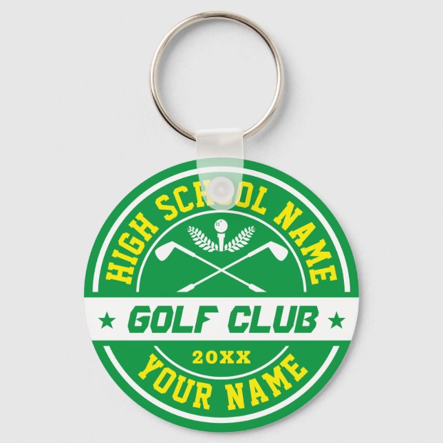 Chaveiro Segundo grau Golf Club Personalizado Esportes (Frente)