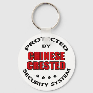 Chaveiro Segurança com crista chinesa do cão