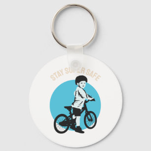 Chaveiro Segurança de Bicicleta para Crianças - Fique Super