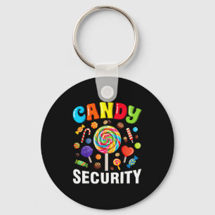 Chaveiro Segurança de Doce Fantasia de Halloween Engraçado