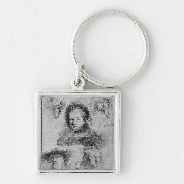Chaveiro Seis cabeças com Saskia camionete Uylenburgh (Frente)