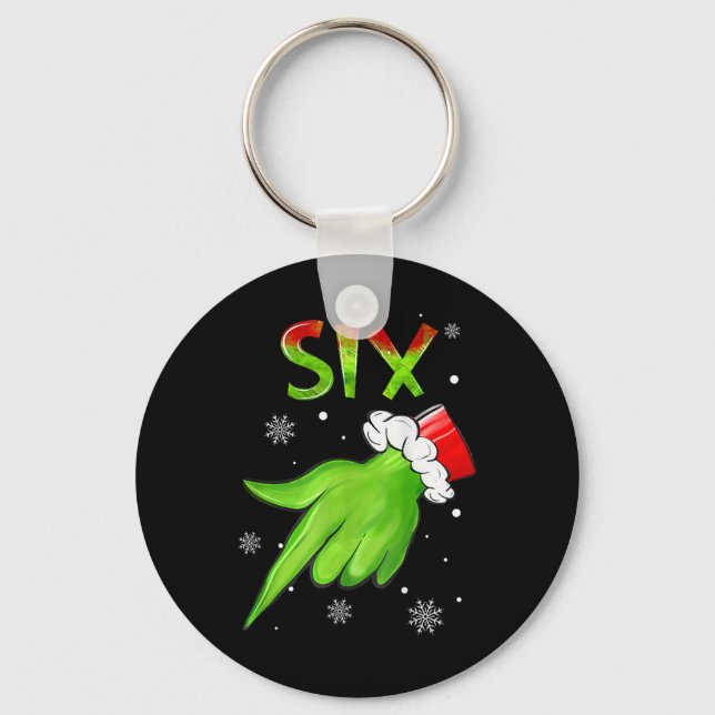 Chaveiro Seis Piadas Six Seven 6 7 Meme Papai Noel Natal Xm (Frente)