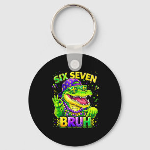 Chaveiro Seis Sete 67 Bruh Mardi Gras Mardigator Jacaré