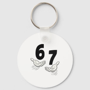 Chaveiro Seis Sete 67 Mãos 6 7 Crianças 67 Adolescentes 6-7