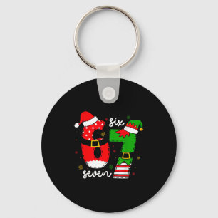 Chaveiro Seis Sete 67 Meme 6 7 Elfo Natal Papai Noel Presen