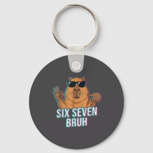 Chaveiro Seis Sete Bruh Capivara 67 Meninos Adolescentes Cr
