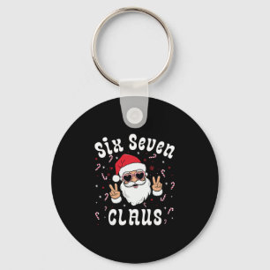 Chaveiro Seis Sete Papai Noel Divertido 67 Meme de Natal Me