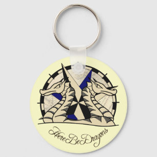 Chaveiro Seja aqui dragões - Keyring
