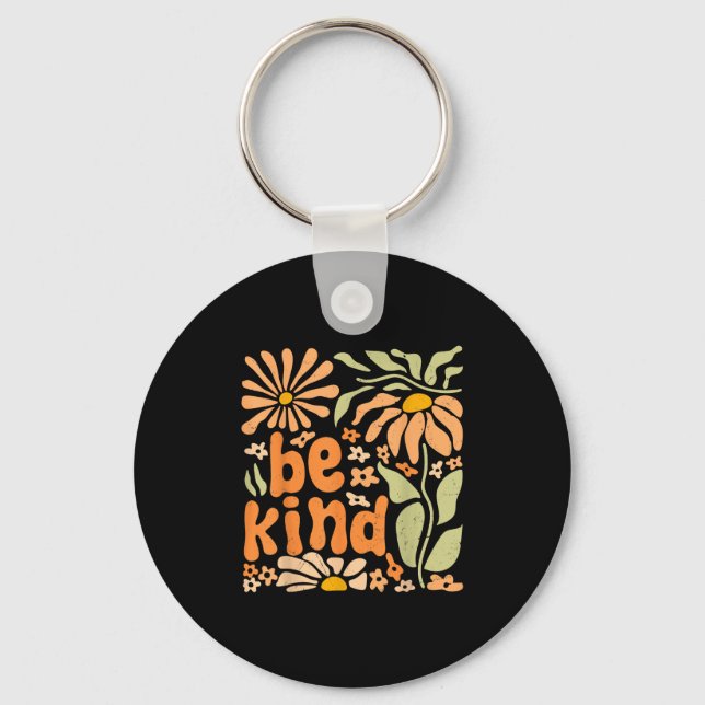 Chaveiro Seja Bastante Positivo Para A Cota Boho Floral Flo (Frente)