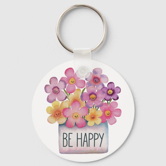 Chaveiro Seja feliz (Frente)