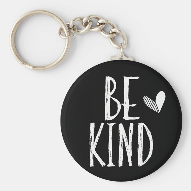 Chaveiro Seja gentil com coração (Frente)